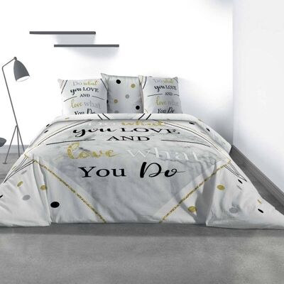 Bed set - What cotton duvet cover 220x240 cm