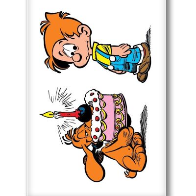 Magnet boule et bill anniversaire