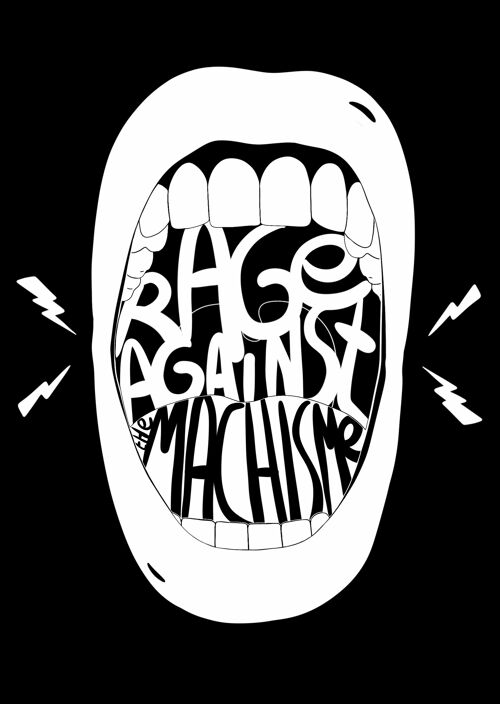 Affiche A4 - Rage Against The Machisme