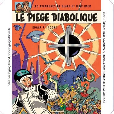 MAGNET BLAKE AND MORTIMER THE DIABOLIC TRAP