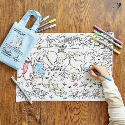 Colorea el mantel individual de Peter Rabbit™ y sus amigos, regalo creativo para niños