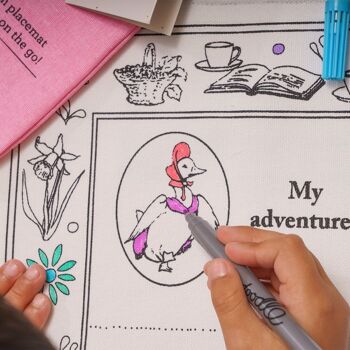 Color In Jemima Puddle-Duck™ Set de table Cadeau créatif pour enfants 4