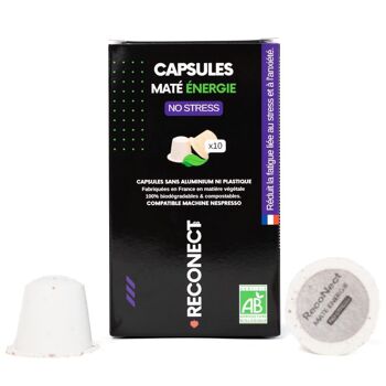 Capsules Maté Energie - No Stress - Boite de 10 capsules 1