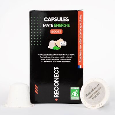 Capsules Maté Energie - Boost - Boite de 10 capsules
