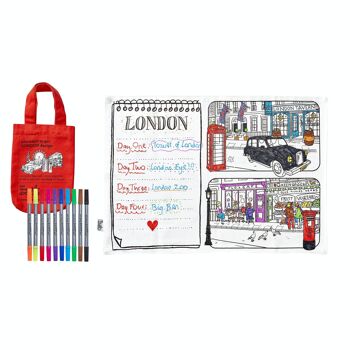 Color In London Set de table Creative Kids Gift 4