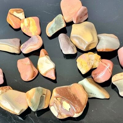 Piedras de Jaspe Policromadas 500g - Piedras de polietileno de 500g