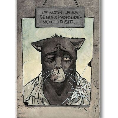 Blacksad magnet je me sentais profondement triste