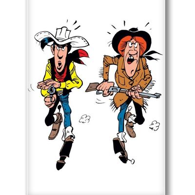 LUCKY LUKE AND CALAMITY JANE MAGNET