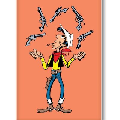 Lucky luke jonglage magnet