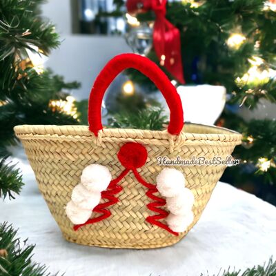 Straw Tree Bag | Holiday Gift | christmas decor