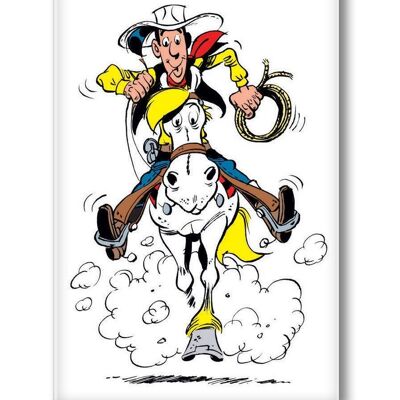 Lucky luke au galop magnet