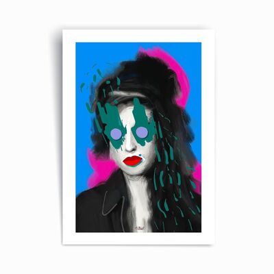 Amy Winehouse-stampa d'arte