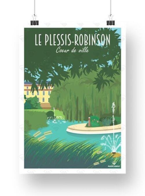 Affiche Le Plessis-Robinson - coeur de ville