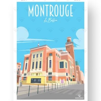 Cartel de Montrouge - el campanario