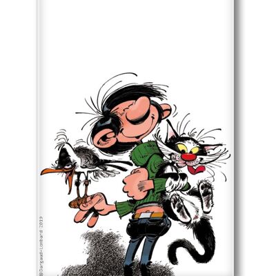 GASTON LAGAFFE CAT SEAGULAR MAGNET