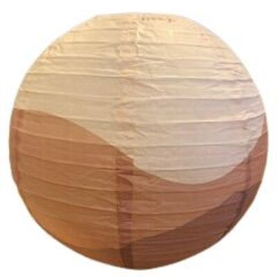 Rice paper lampshade sand colour