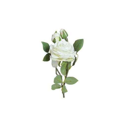Rose artificielle Crème 47 cm