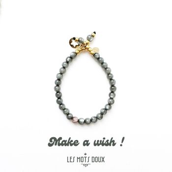 Bracelet “Make a wish” : Vert de gris 1