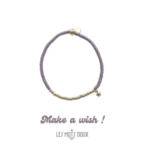Bracelet “Make a wish” : rose