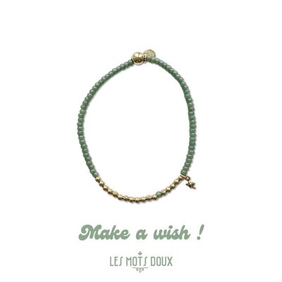 “Make a wish” bracelet: green