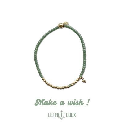 Bracciale “Esprimi un desiderio”: verde