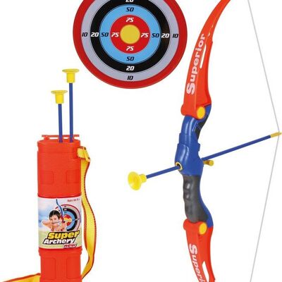 Bow with Quiver, 3 Arrows and a Target