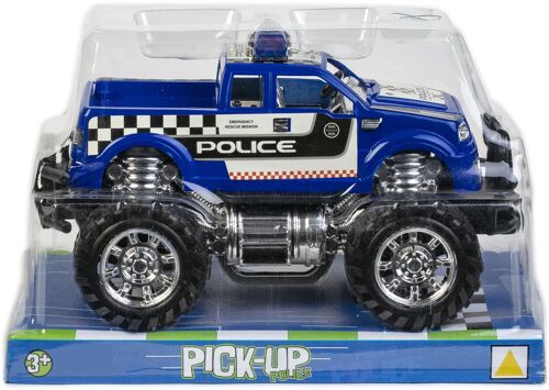 Pick-Up Police 21CM Friction - Modèle aléatoire
