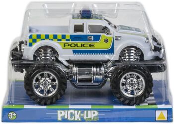 Pick-Up Police 21CM Friction - Modèle aléatoire 2