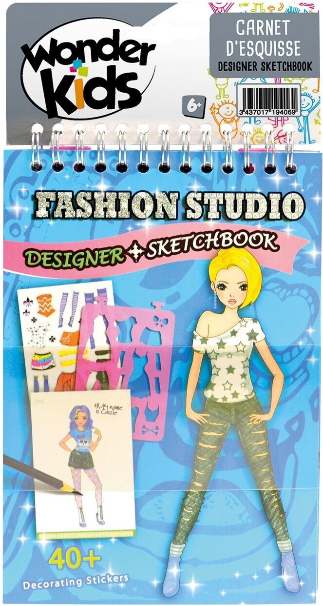 Taccuino per la creazione dello stilista - Modello casuale