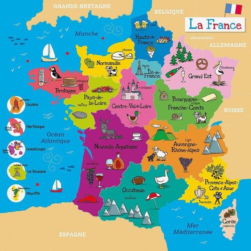 Puzzle Duo Bois France et Régions
