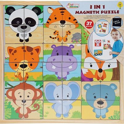 3-in-1-Magnetpuzzle – Zufallsmodell