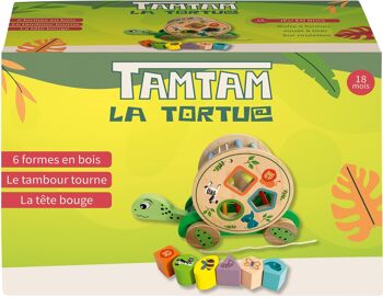 Tortue 8 Formes en Bois 1