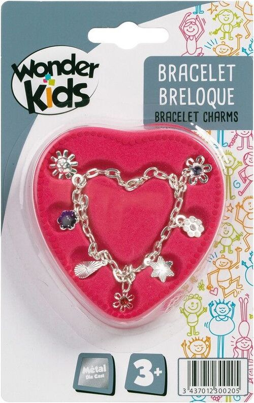 Bracelet Breloques Métal - Modèle aléatoire