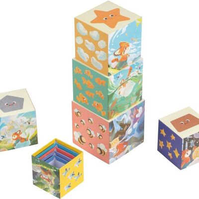 Puzzle Cubes Eveil 10 Pièces