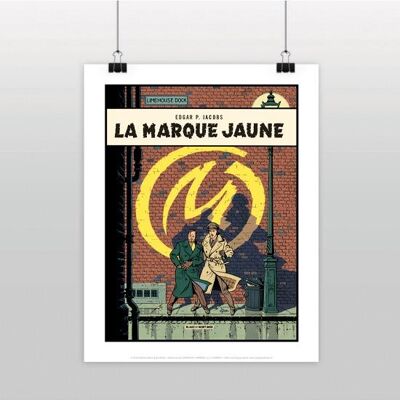 BLAKE E MORTIMER POSTER IL MARCHIO GIALLO