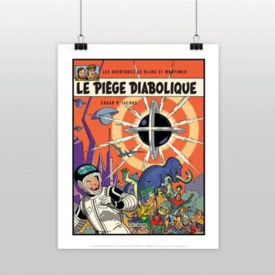 Affiche blake et mortimer le piege diabolique