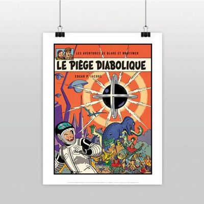PÓSTER BLAKE Y MORTIMER LA TRAMPA DIABÓLICA