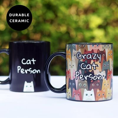 Crazy Cat Person Mug | Heat Changing Mug