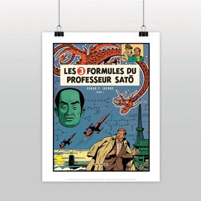 Affiche blake et mortimer  les 3 formules tome 1