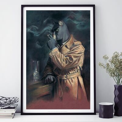 Blacksad john affiche 60 par 40 cm