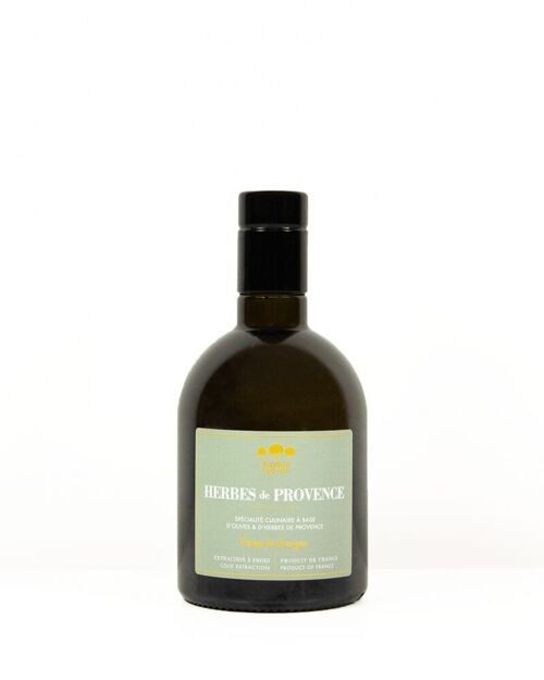 Huile d'olive Herbes de Provence 50cl bouteille- France/aromatisée