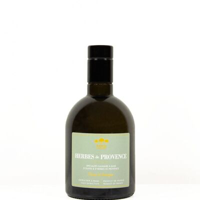 Bottiglia di olio d'oliva Herbes de Provence da 50 cl - Francia/aromatizzato