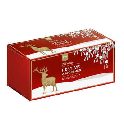 Gamma Festive Stag Scatola da 12 cioccolatini assortiti