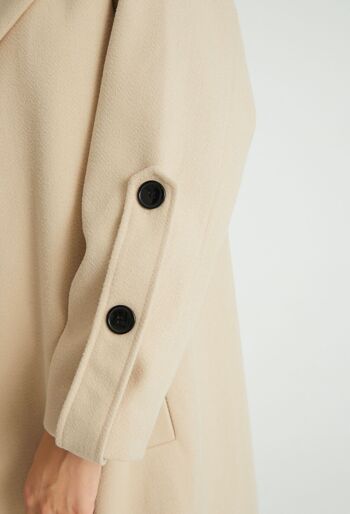 Manteau en laine BEIGE - MIRYA 4