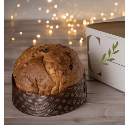 Traditional Artisanal Panettone with candied fruits (1 kg)