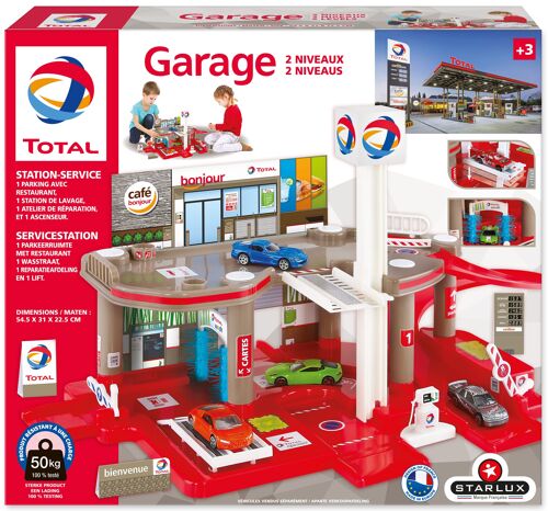 Garage Total 2 niveaux avec Station service - Dès 3 ans - STARLUX - 401005