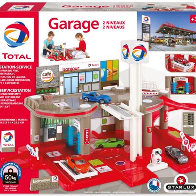 Total Garage 2 livelli con Stazione di Servizio - Dai 3 anni - STARLUX - 401005