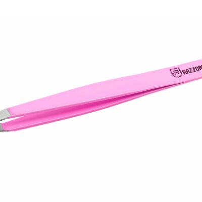 Slant Tweezers #01 - Fluo Pink