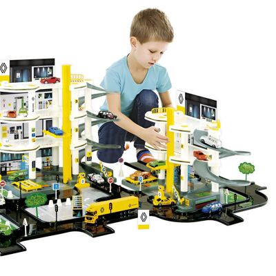 Double Renault Super garage + Circuit + Platform - From 3 years old - STARLUX - 401311
