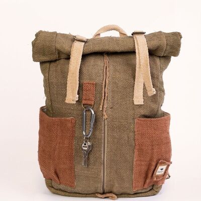 Sac à dos Nuptse Olive et Miel